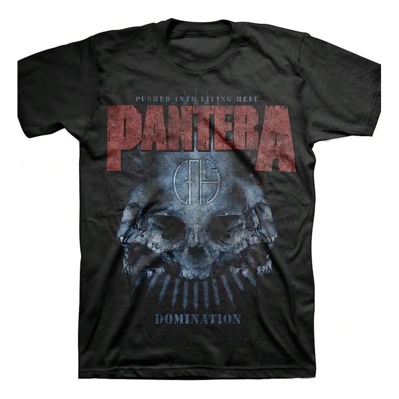 Camiseta Desgastada Bravado Pantera Domination Para Hombre, S