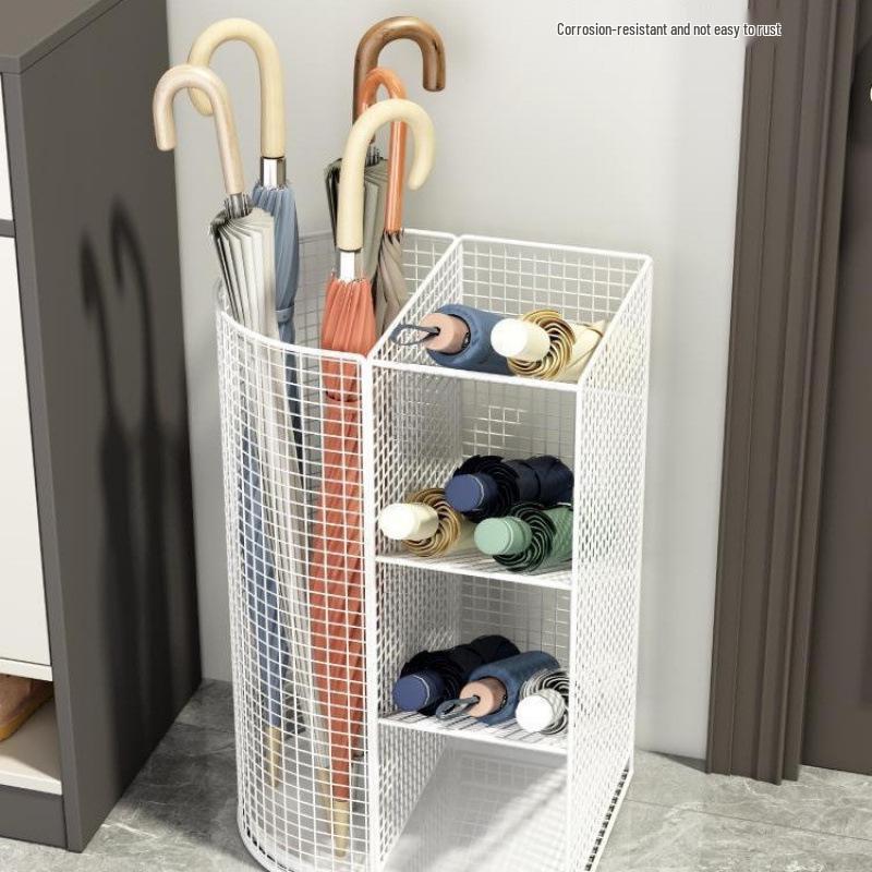 Doorway Umbrella Drain Rack & Stand, Entrance Storage, Commercial Lobby Bucket