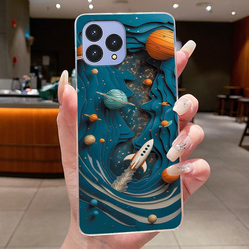 Handyhülle Für Cubot P80 Hülle Schmetterling Schleife Schutzhülle CubotP80 Schale Capa Transparent Weiches Silikon TPU Abdeckung Funda