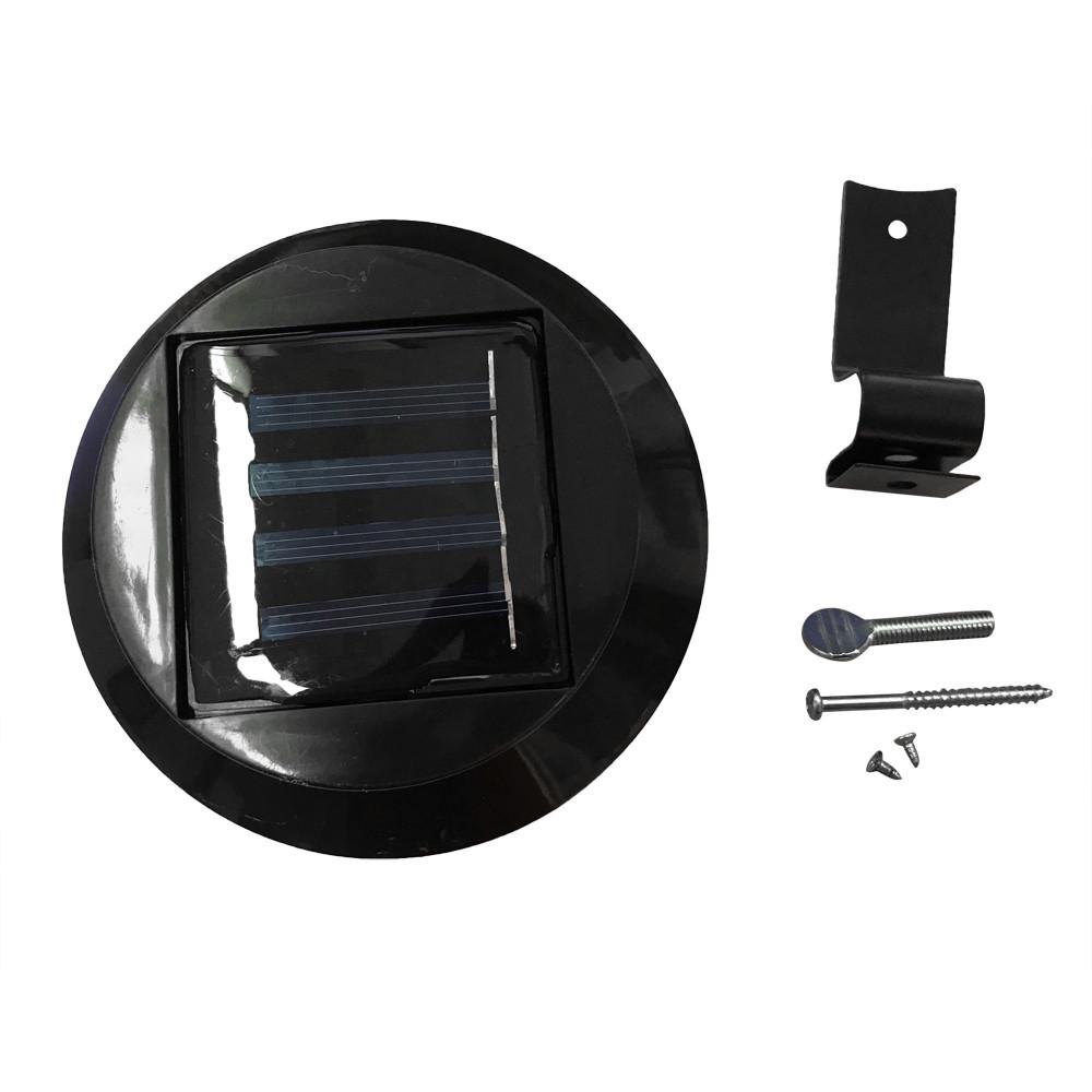 

Solar Energy Sink Lamp 3LED Solar Fence Light Eaves Solar Street LED Garden House Number Light Outdoor Light чёрный