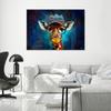 Canvas print, Pop Art giraffe