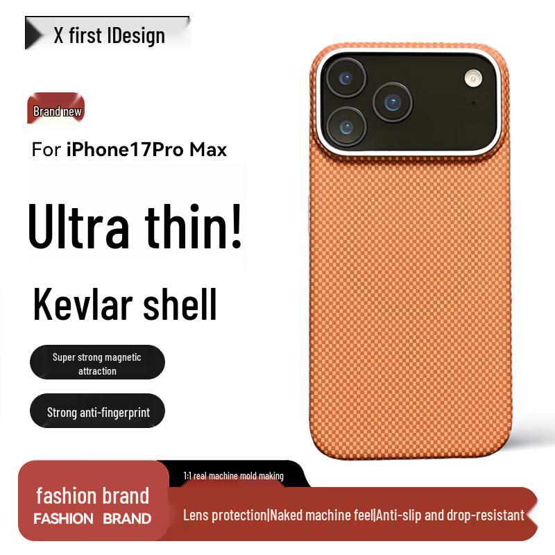 Xianyan Ultra-Thin Magnetic Kevlar Phone Case for iPhone 17 Pro Max iPhone17Pro Max