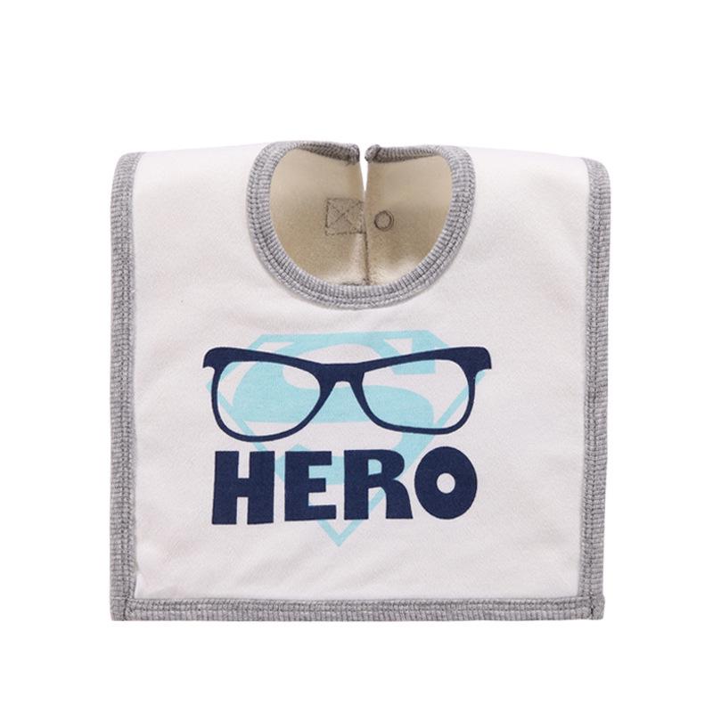 

Waterproof Terry Baby Bib for Boys & Girls - Square Drool & Eating Bib One Size