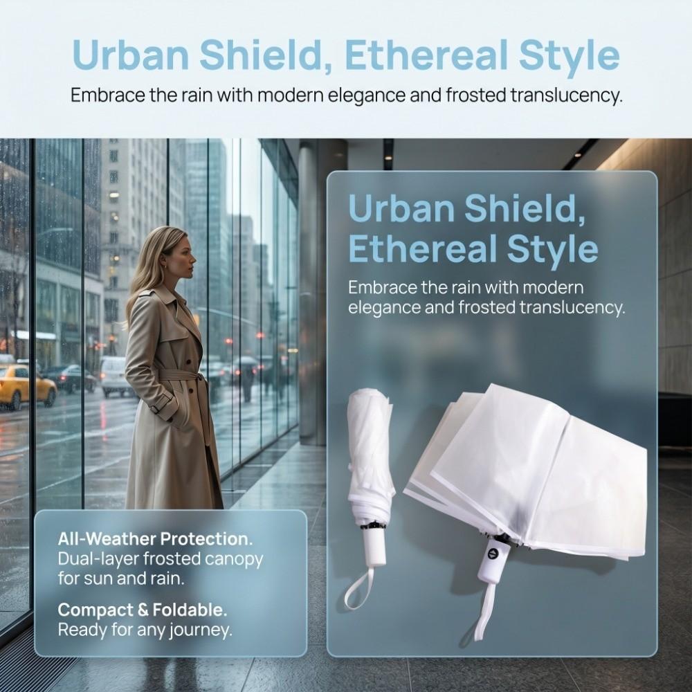 Eco-friendly Folding Umbrella Waterproof Sunny Umbrella Automatic Umbrella  Daily Commute