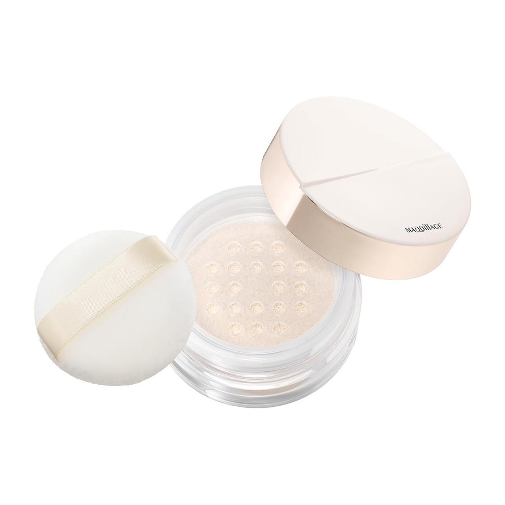 Shiseido Maquillage Essence Glow Keep Powder 8g [All 2 Colors] Loose Face Powder | Fragrance-Free | Long-Lasting Radiant Finish