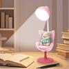 Cute Bear Desk Lamp 3 Lighting Modes LED Nursery Bedside Table Lamp Rechargeable Night Light for Bedroom Study