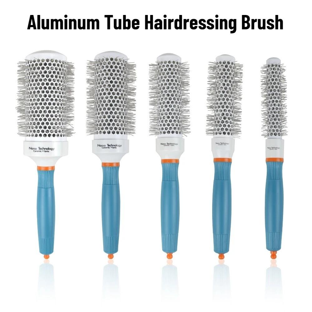Professional Round Brush Blow Drying Small Ceramic Ionic Thermal Barrel Brush Precise Heat Styling Lightweight Round Hair Brush
