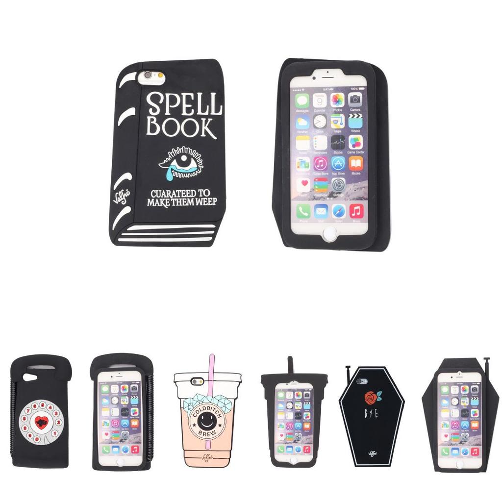 Kreative iPhone-Hülle Vollständig bedeckt TPU-Material Wellenmuster Heißes Netz-Element Geprägt Nicht patentierte Quelle