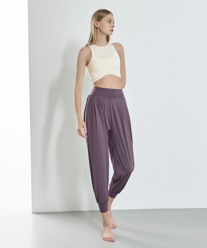 Debiweeo Valère Harem Pants Devi-B0041-Ash Purple