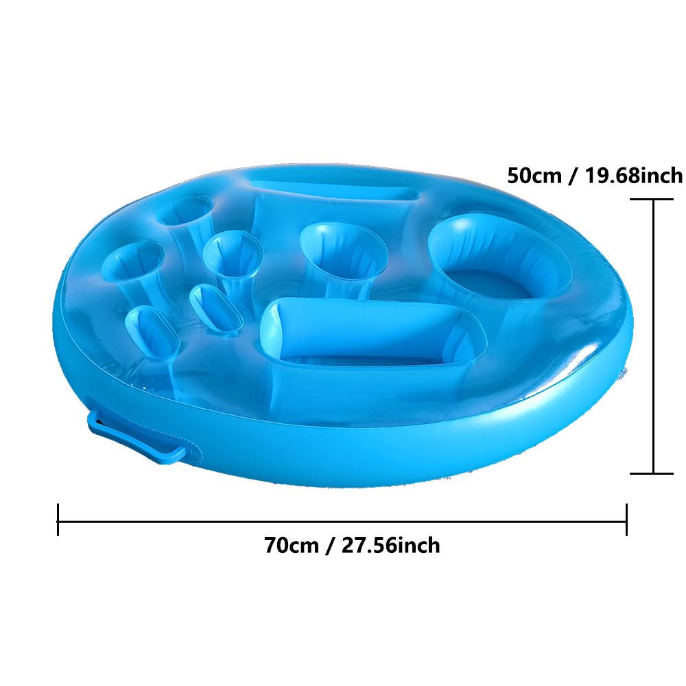 Enhanced Inflatable Pool Party Float: Multi-Use Beverage & Ice Tray Holder