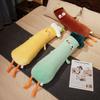 Cartoon Soft Yellow Chick Long Pillow Plush Toy Doll Chick Doll Girl Soothing Puppet Doll