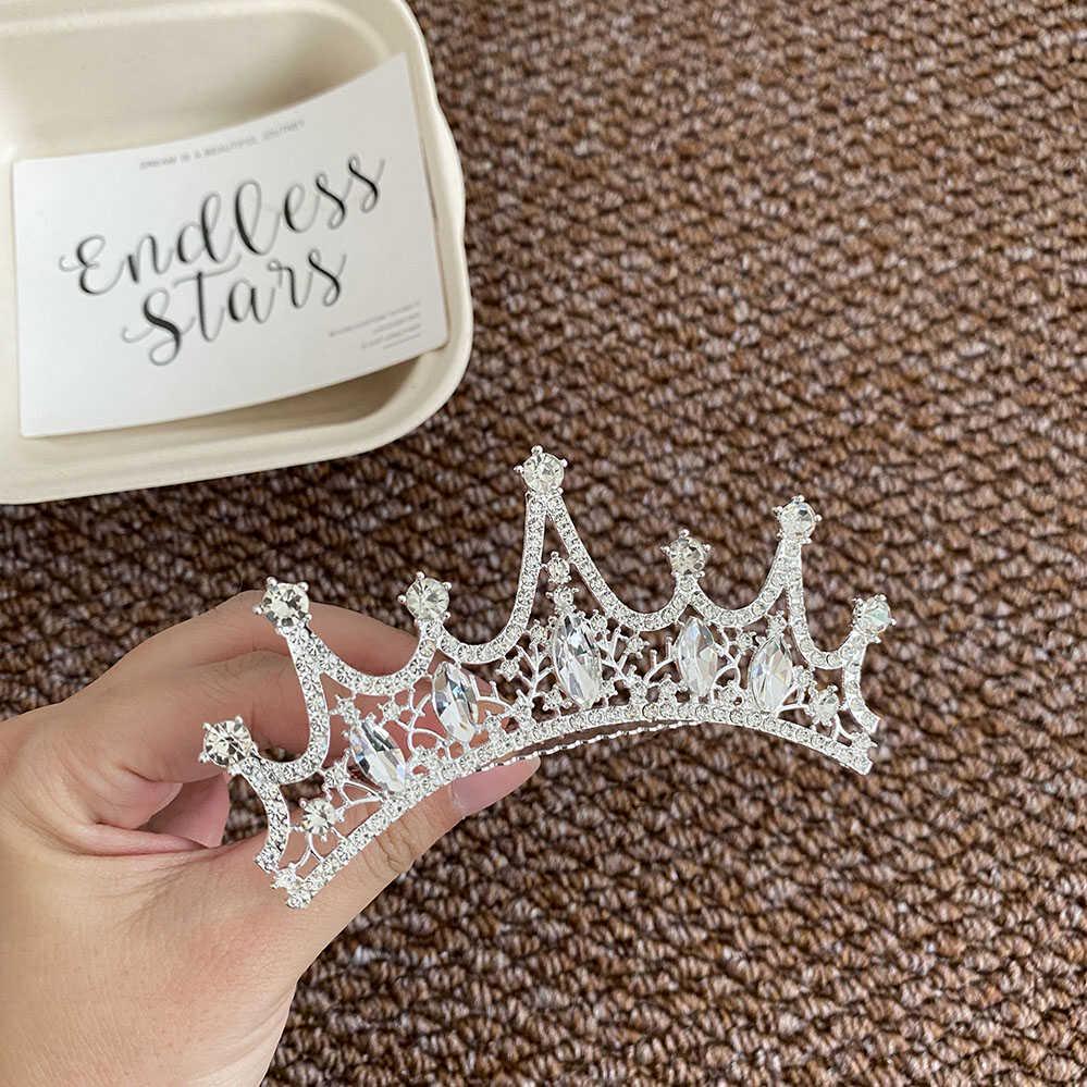 Elegant Princess Birthday Crown Hair Accessories for Girls