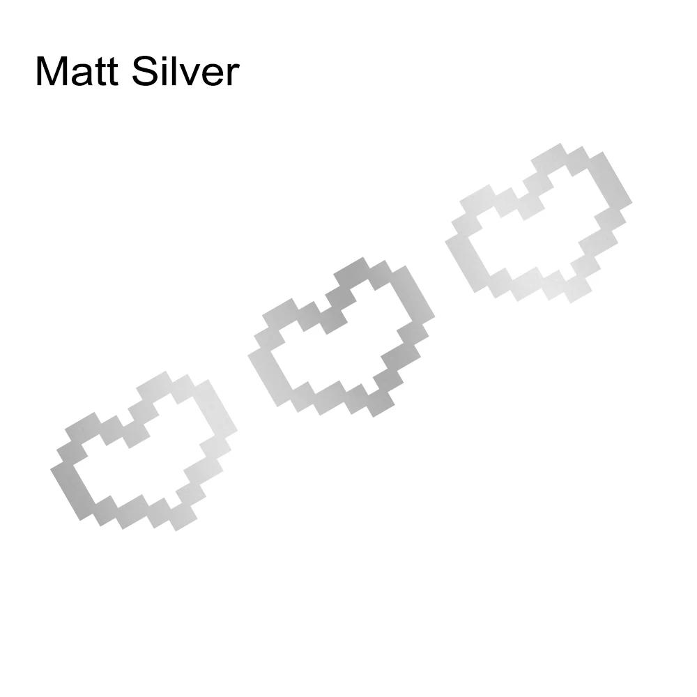 Small Pixel Hearts Vinyl Decal Car Window Cute Sticker Love Heart Truck Body Camper Motorcycle Helmet Graphics Decor Accessories