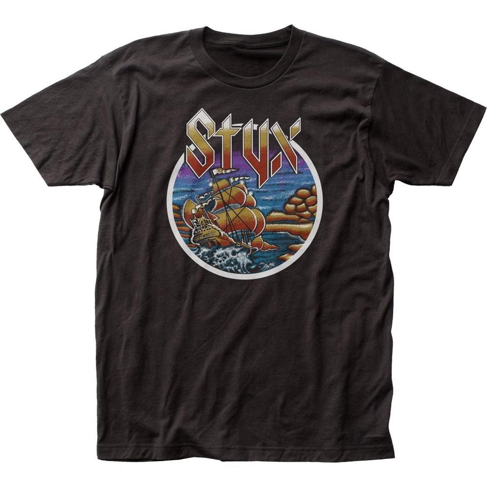 Styx Come Sail Away Mens T Shirt Music Classic Concert Rock Band Tee New Black Unisex T-Shirt XXXL