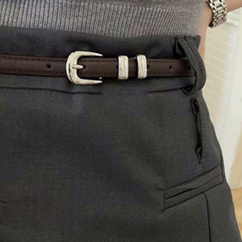 Classic Elegant Womens Waist Belt With Metal Buckle For Trendy Looks In Any Season