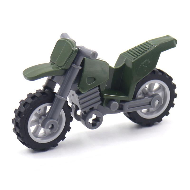 Military Motorcycle Car Weapon Model Building Blocks Educational Toys for Children Gifts City Military Motor Kids Gifts Toy