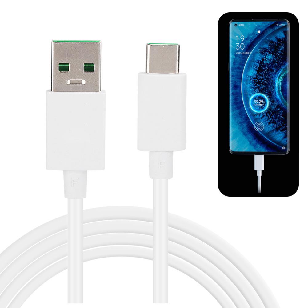 TPE Anti Interference Type C Interface Oxidation Resistance Quick Charging Data Cable for OPPO VOOC R17 Find X