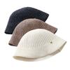 Solid color exquisite feeling women's bucket hat retro trend basin hat new simple personality temperament texture bucket hat
