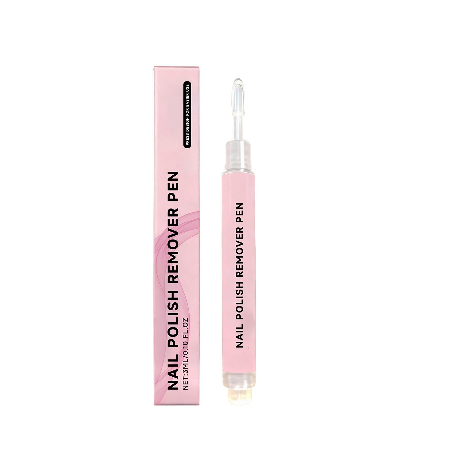 The Nail Polish Remover Is Gentle And Does No Harm To The Nails. The Pusher For Removing The Base Glue Is Odorless,3ML розовый