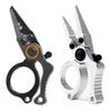Fishing Pliers with Safety Lock Fishing Multitool Aluminum Pliers Multifunction Braided Fishing Line Cutter Rings Opener