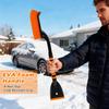 Car Snow Brush And Ice Scraper/26.8" Window Scraper Deicer For Car Windshield, 2 In 1 Ice Scrapers And Brushes With Non-Slip Gloves, Winter Car