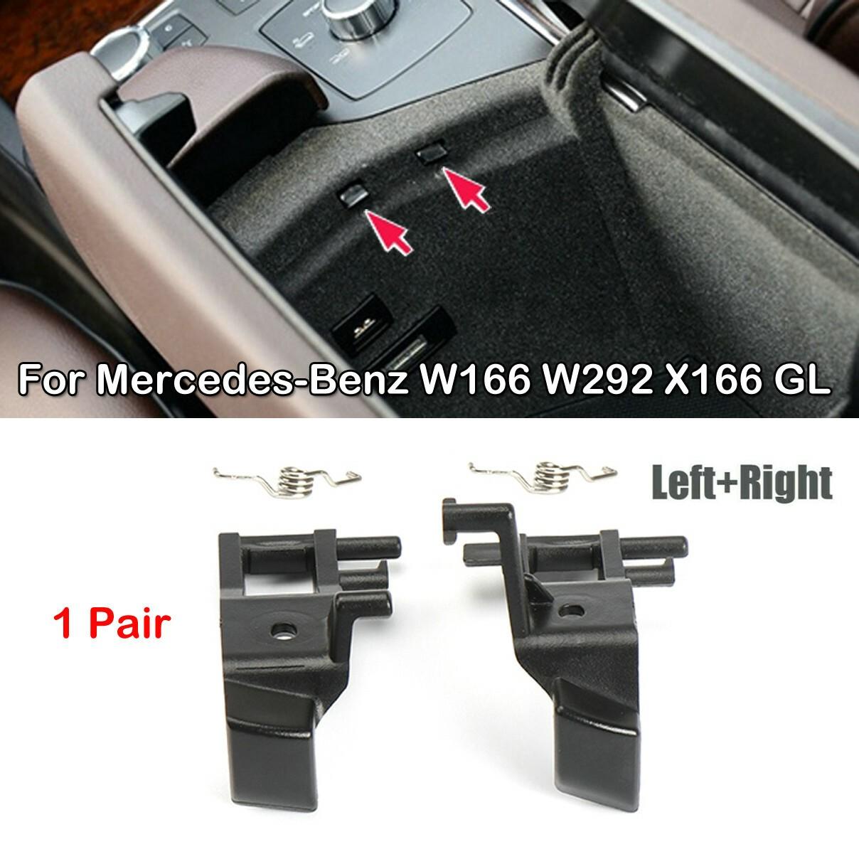 1Pair L+R Center Console Armrest Latch Clip For Mercedes-Benz W166 W292 X166 GL