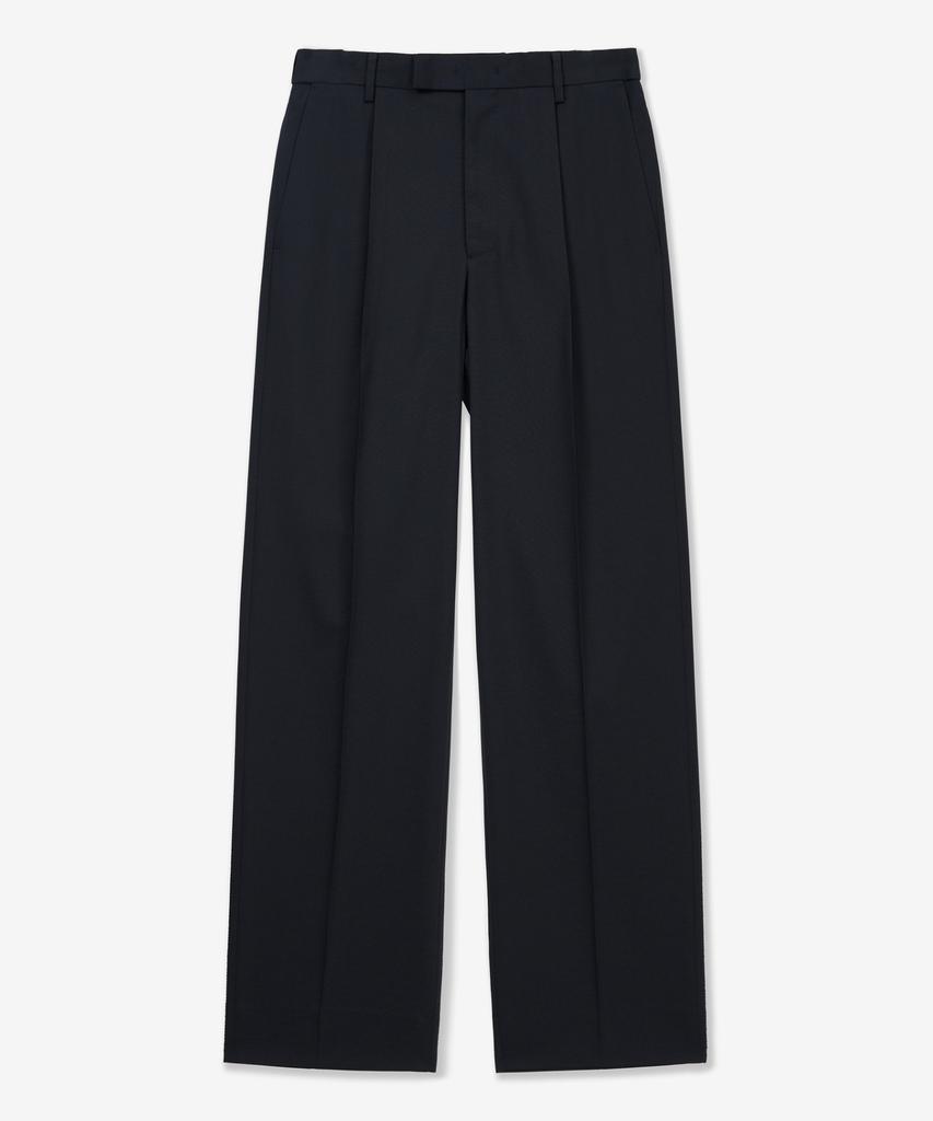 Tienjiti High Wool Blended Comfort Set-Up Pants (Navy) Tnpa6E100N2