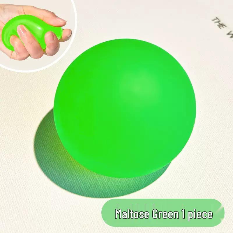 Xiaohongshu Style Transparent Maltose Squeeze Toy - Slow Rebound Stress Relief Ball