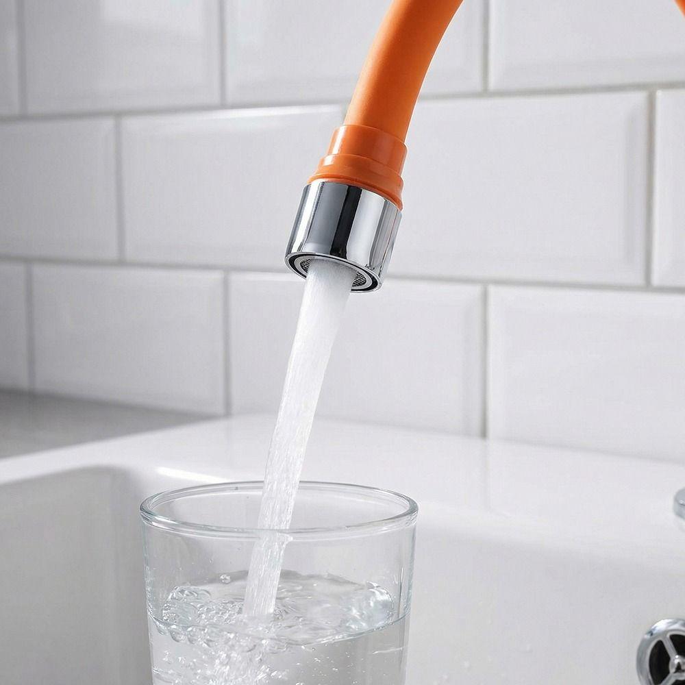 360° Rotating Faucet Extender Pipe Wash Basin Flexible Hose Portable Lengthening Tube Kitchen
