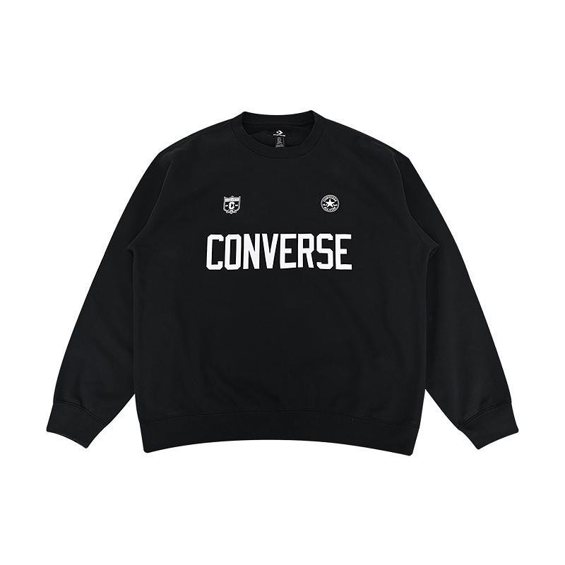 

New Converse Sweatshirt Men s Black 10028409-A01 XL