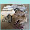 Hat Plush Winter With Color Blocking And Big Head Circumference Design Daily For