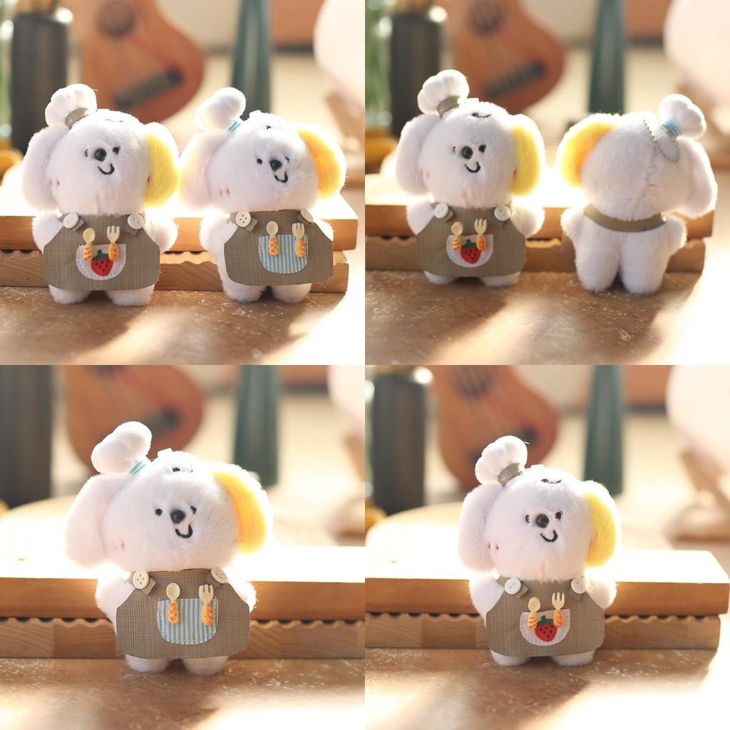 Chef Plush Puppy Toy Keychain Backpack Charm Pp Cotton Gift For Kids Girls