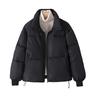 Women's Quilted Puffer Jacket Casual Baggy Zip Up Padded Down Coat Winter Thick Warm