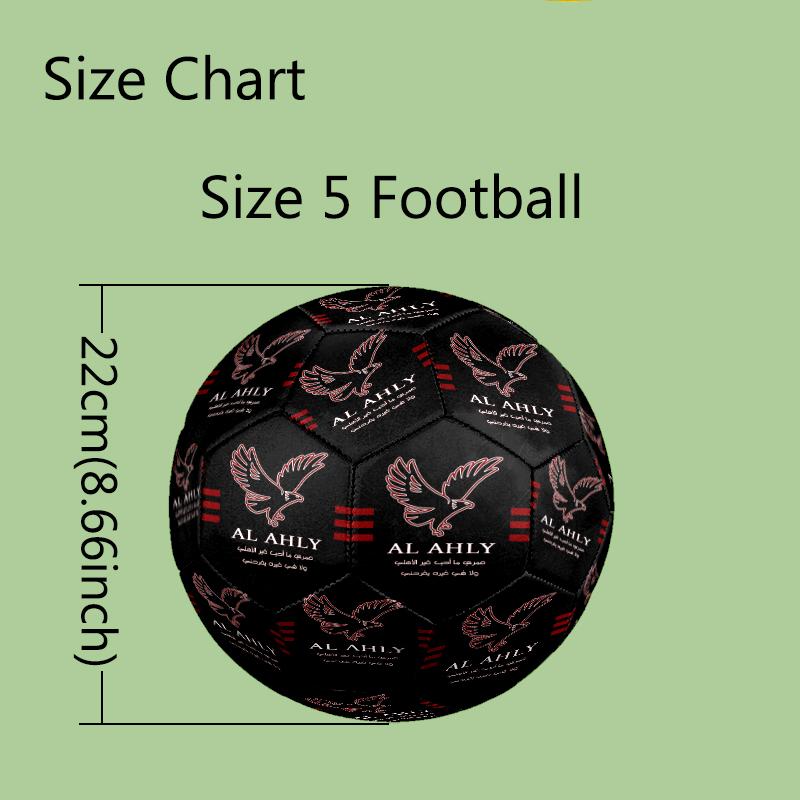 1pc Size 5 Football Club Design Soccer Ball - Anti-slip Football for Outdoor Sports Activities, Durable Ball for Game Play
