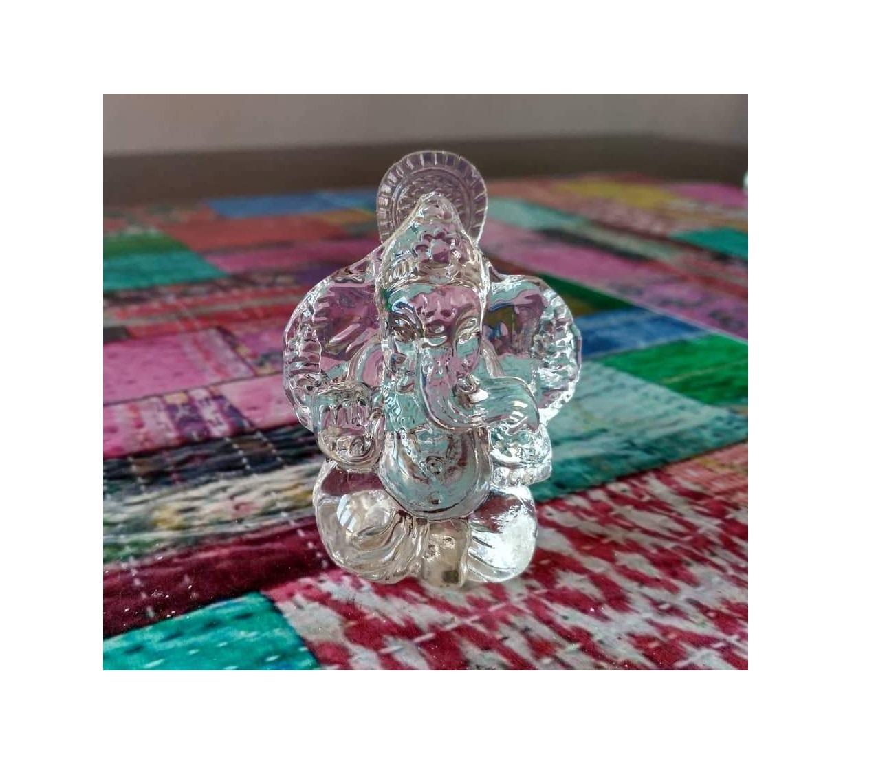 Хрустальная статуэтка Ганеши, Ganesha Idol Crystal, Kalyan Puja