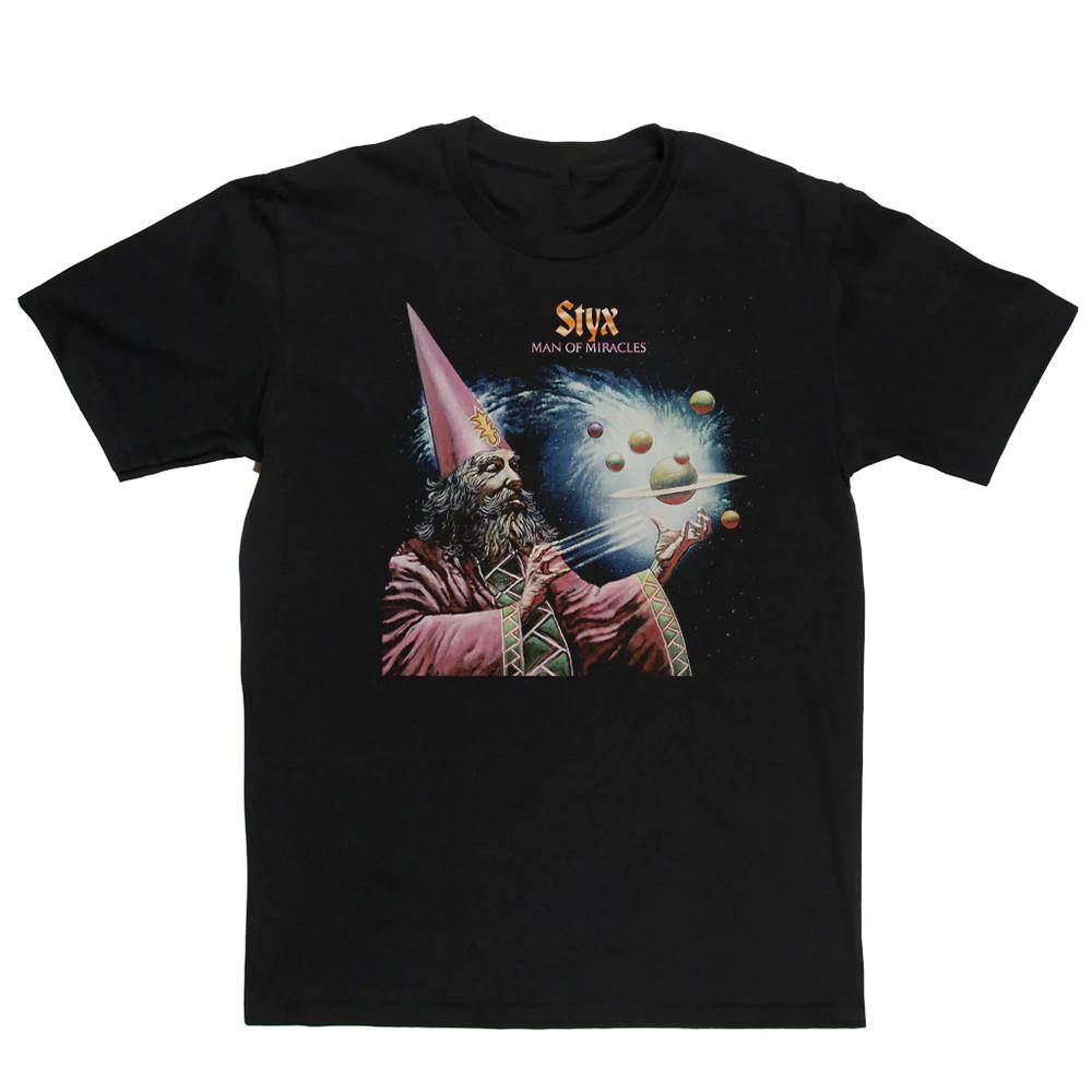 Styx band Man of Miracles album T-shirt short sleeve Unisex S to 5Xl Unisex T-Shirt XXL