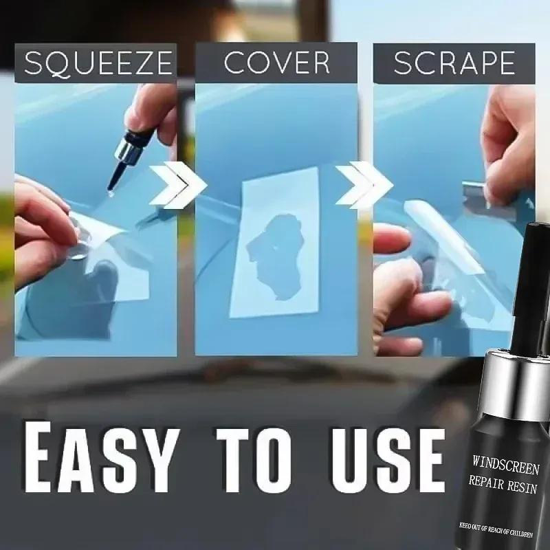 Car Window Crack Repair Kit, Scratch Removal, Car, Truck, Motorcycles, Broken Repair, Windshield, Crack Recovery Kit