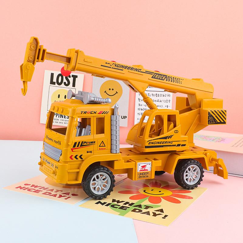 Simulation Excavator Mixer Truck Crane Dump Vehicle Toy With Construction Vehicles For Kids Play And Development Crane