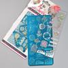 6PCS Rectangle Nail Stamping Plates Kit with Floral and Geometric Patterns for Creative Nail Art Manicure Tools