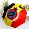 1 PC Automatic Folding Umbrella - Club Brugge KV Custom Name Pattern, Portable & Foldable Design with 8 Ribs, Christmas Birthday Gifts