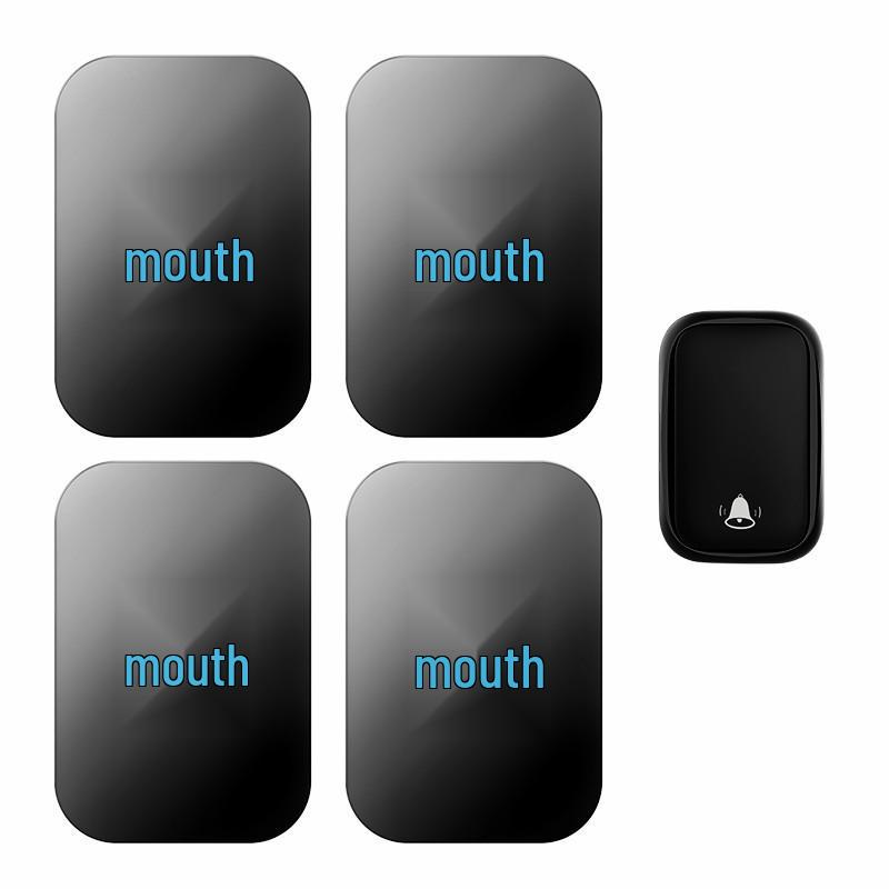 Battery-Free Smart Wireless Doorbell with One-to-Four Call Buttons