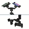 Upgrade Universal 17mm Ball Head Car Holder Adapter Holder Holder Accessory to Connect 2 Mobile Phones
