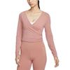 Comoda Morbida Delicata sulla Pelle Versatile Maglietta a Maniche Lunghe con Spalle Scivolate Top da Donna HV3658-685