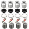 Für 2004-2015 Toyota TPMS Auto-Reifendrucksensor Wiederaufbau TPMS Service-Reparatur-Set mit Mutter Ventilkappe Dichtung Reifenreparaturwerkzeuge