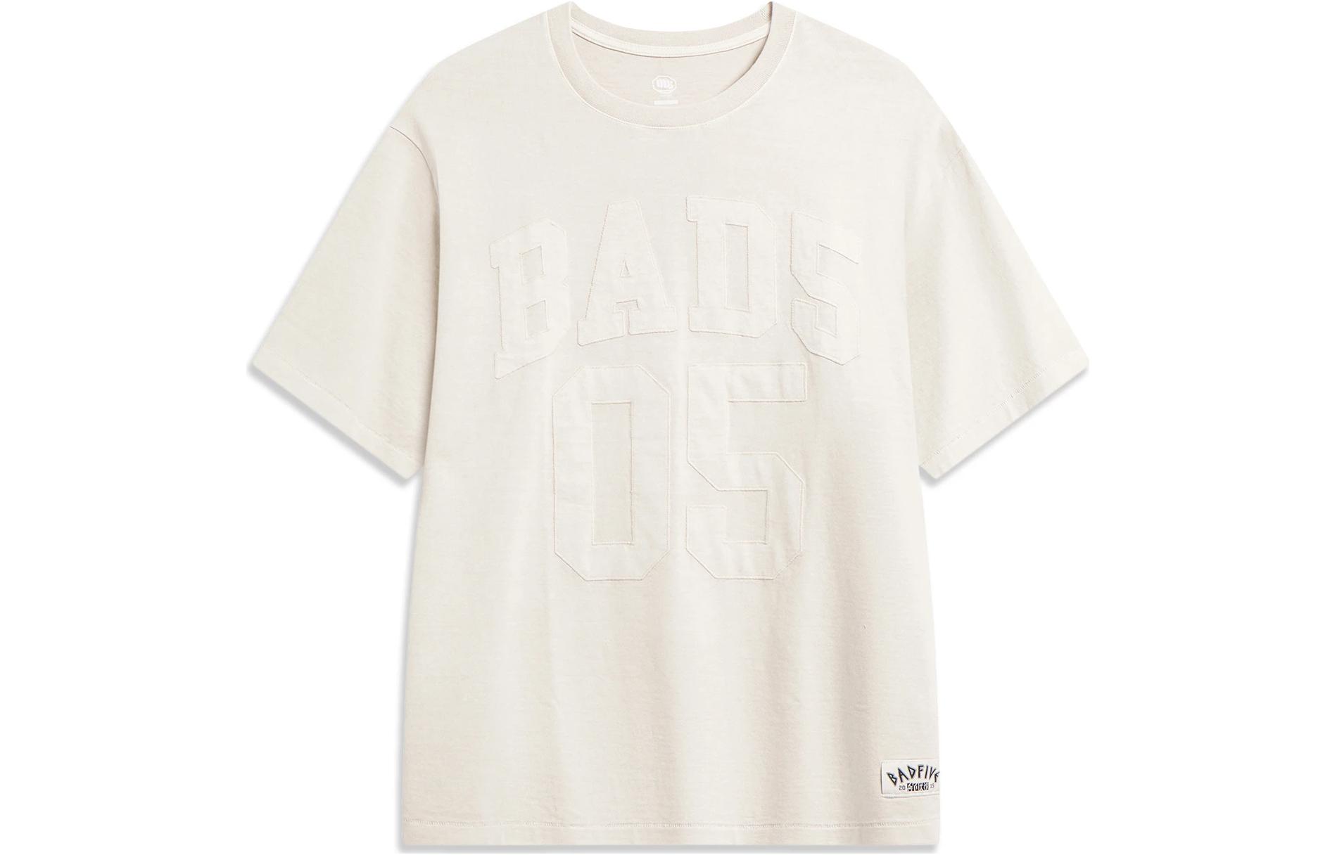 Li Ning Badfive T Shirt Unisex Moonlight Gray AHST293-4 L