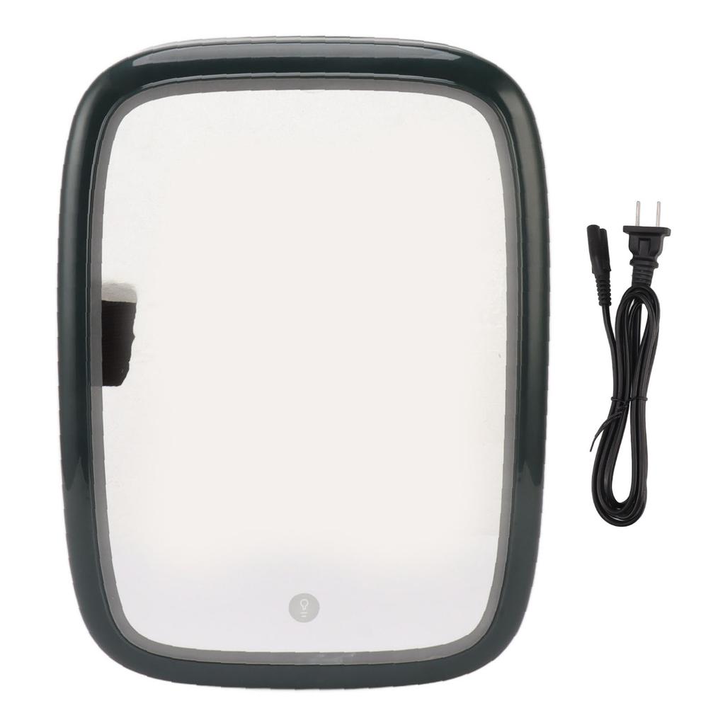 12L Mini Fridge Quiet Removable Shelf Cooler Warmer Small Refrigerator with LED Mirror for