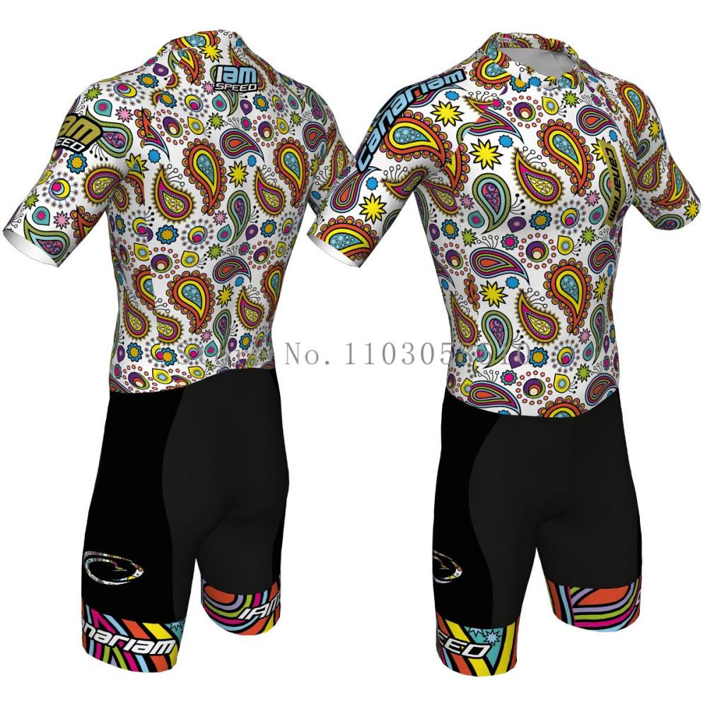 Canariam Men's Skate Suit Roller Skate Speed Race Fast Skat Speed Skats Ciclismo Skating Jumpsuit Pro Team Tights Skinsuit 2025