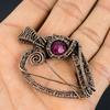 Ruby Pendant Gemstone Jewelry, 999 Copper Wire Wrapped Handmade Pendant, Latest Design Jewelry