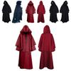 Medieval Wizard Hooded Robe Cloak For Halloween Role Play
