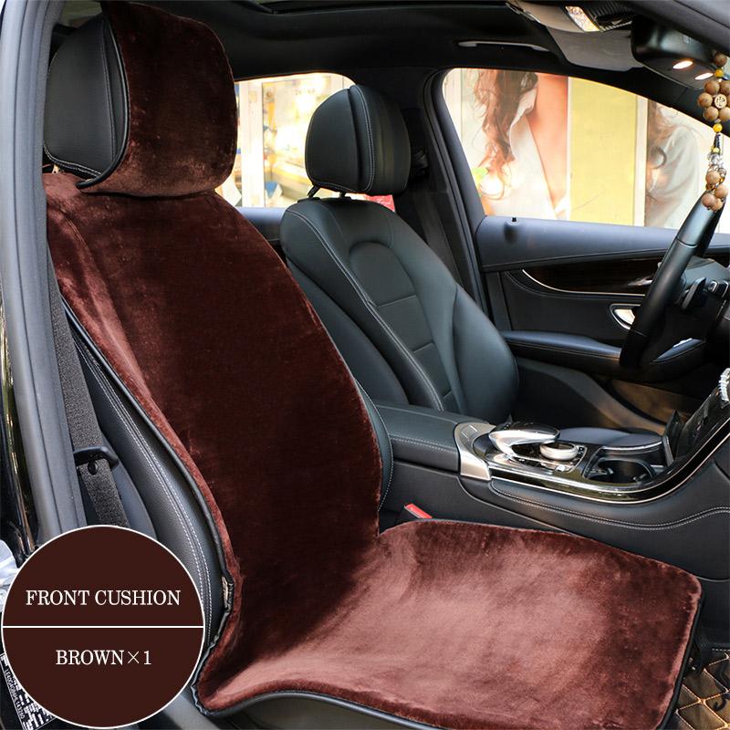 1 bucată Husă scurtă pentru scaun auto din pluș, iarnă, din lână artificială, pernă de scaun auto, confortabilă, caldă